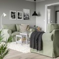 IKEA EKTORP 2-местный диван, Хакебо серо-зеленый 39509016 | 395.090.16