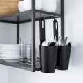 IKEA ENHET ЭНХЕТ Кухня, антрацит / белый, 123x63.5x222 см 69337066 | 693.370.66