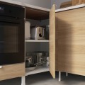 IKEA ENHET ЭНХЕТ Кухня угловая, белый / имитация дуба 09337955 | 093.379.55