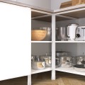 IKEA ENHET ЭНХЕТ Напольный шкаф с полками, белый, 60x60x75 см 30448975 304.489.75
