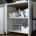 IKEA ENHET ЭНХЕТ Кухня, антрацит / белый, 243x63.5x222 см 39337812 393.378.12