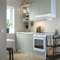 IKEA ENHET ЭНХЕТ Кухня, белый / бледный серо-зеленый, 183x63,5x222 см 79499204 | 794.992.04