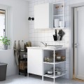 IKEA ENHET ЭНХЕТ Кухня, белый, 103x63.5x222 см 99336895 | 993.368.95