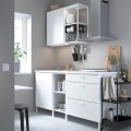 IKEA ENHET ЭНХЕТ Кухня, белый, 183x63.5x222 см 39337421 | 393.374.21