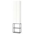 IKEA ENHET Стеллаж, антрацит / белый, 60x32x255 см 59548088 595.480.88