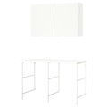 IKEA ENHET Стеллаж, белый, 139x63,5x90,5 см 29548080 | 295.480.80