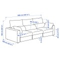 IKEA ESKILSTUNA 3-местный диван, Gunnared синий 79520187 | 795.201.87