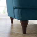 IKEA ESSEBODA 3-местный диван, Tallmyra синий / коричневый 09443499 | 094.434.99