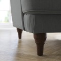 IKEA ESSEBODA 3-местный диван, Tallmyra серый / коричневый 79443504 | 794.435.04