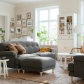 IKEA ESSEBODA 3-местный диван, Tallmyra / серый береза 69443514 | 694.435.14