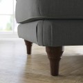 IKEA ESSEBODA Табурет для ног, Tallmyra серый / коричневый 29443422 | 294.434.22