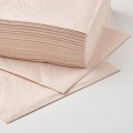 IKEA FANTASTISK Салфетки бумажные, бледно-розовый, 33x33 см 20564668 205.646.68
