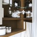 IKEA FAXÄLVEN Зеркальный шкаф со встроенной подсветкой, коричневая имитация дуб, 60x15x95 см 89516707 895.167.07