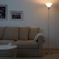IKEA FLUGBO ФЛУГБУ Светильник напольный, никелированный 30508356 305.083.56