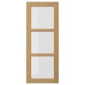 IKEA FORSBACKA Стеклянная дверь, дуб, 40x100 см 50565256 | 505.652.56
