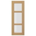 IKEA FORSBACKA Стеклянная дверь, дуб, 30x80 см 70565255 705.652.55