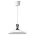 IKEA FYRTIOFYRA Подвесной светильник, эффект хрома / белый, 38 см 70510885 705.108.85
