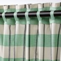 IKEA GLANSHAGTORN Гардины, 1 шт., зеленый белый/черный, , 300x300 см 90556108 905.561.08