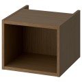IKEA HAGAÅN Открытый шкаф, коричневая имитация дуб, 40x48x33 см 40535528 | 405.355.28