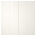 IKEA HASVIK ХАСВИК Пара раздвижных дверей, глянцевый белый, 200x236 см 90521557 905.215.57