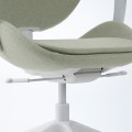 IKEA HATTEFJÄLL ХАТТЕФЬЕЛЛЬ Офисное кресло с подлокотниками, Gunnared светло-зеленый / белый 70532953 705.329.53