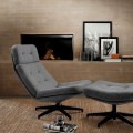 IKEA HAVBERG Вращающееся кресло, Lejde серо-черный 50514894 505.148.94