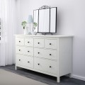 IKEA HEMNES ХЕМНЭС Набор мебели для спальни 4 шт, белая морилка, 160x200 см 39483417 394.834.17