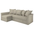 IKEA HOLMSUND Чехол для углового дивана-кровати, Borgunda бежевый 10549230 105.492.30
