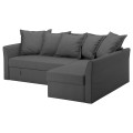 IKEA HOLMSUND ХОЛЬМСУНД Чехол для углового дивана-кровати, Nordvalla темно-серый 00514900 005.149.00