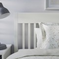 IKEA IDANÄS ИДАНЭС Кровать двуспальная, белый / Leirsund, 140x200 см 79389210 793.892.10