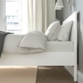 IKEA IDANÄS ИДАНЭС Кровать двуспальная, белый / Линдбаден, 160x200 см 89494932 894.949.32