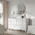 IKEA IDANÄS ИДАНЭС Набор мебели для спальни 4 шт, белый, 140x200 см 99499590 994.995.90