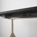 IKEA IDÅSEN ИДОСЕН Письменный стол, черный / бежевый, 160x80 см 29281033 292.810.33