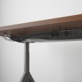 IKEA IDÅSEN ИДОСЕН Письменный стол, коричневый / темно-серый, 160x80 см 99281039 992.810.39
