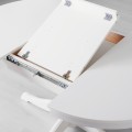 IKEA INGATORP / SKOGSBO Стол и 4 стула, белый белый/темно-коричневый, 110/155 см 99515095 | 995.150.95