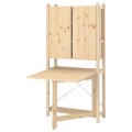 IKEA IVAR 1 сек / шкаф с откидным столиком, сосна, 89x30x179 см 79469527 | 794.695.27