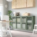 IKEA IVAR ИВАР Шкаф / дверь, серо-зеленый сетка 89508118 | 895.081.18