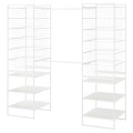 IKEA JONAXEL ЙОНАКСЕЛЬ Комбинация шкафов, белый, 142-178x51x173 см 79305102 | 793.051.02