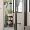 IKEA JOSTEIN Контейнер, белый / для дома / улицы, 40х40х15 см 30512216 305.122.16