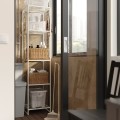 IKEA JOSTEIN Стеллаж с сеткой, для дома / улицы белый сетка, 42х40х180 см 19437252 194.372.52