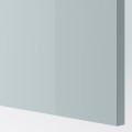 IKEA KALLARP КАЛЛАРП Дверцы для напольного углового шкафа, глянцевый светло-серо-голубой, 25x80 см 30520155 | 305.201.55