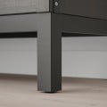 IKEA KALLAX Шкаф для TV с основанием, черно-коричневый, 147x39x78 см 39552175 | 395.521.75