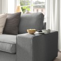 IKEA KIVIK КИВИК 4-местный угловой диван, Tibbleby бежевый / серый 29440471 294.404.71