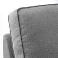 IKEA KIVIK КИВИК 6-местный угловой диван с козеткой, Tibbleby бежевый / серый 79440483 794.404.83