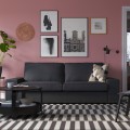 IKEA KIVIK КИВИК 3-местный диван, Tresund антрацит 09482829 094.828.29