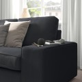 IKEA KIVIK КИВИК 3-местный диван с козеткой, Tresund антрацит 99482839 | 994.828.39