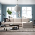 IKEA KIVIK КИВИК 4-местный диван с козеткой, Tresund светло-бежевый 59494387 | 594.943.87