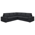 IKEA KIVIK КИВИК 4-местный угловой диван, Tresund антрацит 09482853 094.828.53