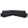 IKEA KIVIK КИВИК 5-местный угловой диван, Tresund антрацит 39482861 394.828.61