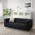 IKEA KLIPPAN КЛИППАН 2-местный диван, Bomstad черный 40399314 403.993.14